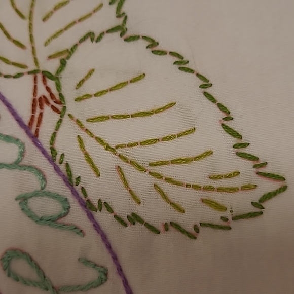 Vintage Hand Stitched Hawaii State Bird & Flower - Picture 7 of 16